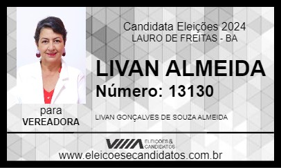 Candidato LIVAN ALMEIDA 2024 - LAURO DE FREITAS - Eleições