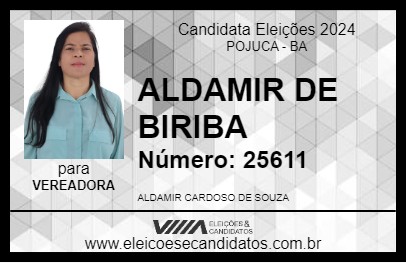 Candidato ALDAMIR DE BIRIBA 2024 - POJUCA - Eleições