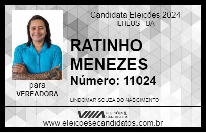 Candidato RATINHO MENEZES 2024 - ILHÉUS - Eleições