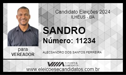 Candidato SANDRO 2024 - ILHÉUS - Eleições