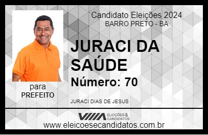 Candidato JURACI DA SAÚDE 2024 - BARRO PRETO - Eleições