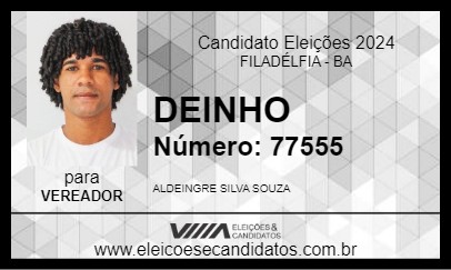 Candidato DEINHO 2024 - FILADÉLFIA - Eleições