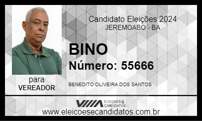 Candidato BINO 2024 - JEREMOABO - Eleições