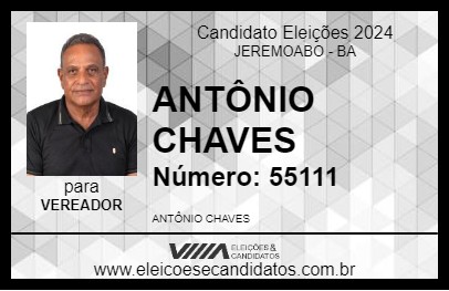 Candidato ANTÔNIO CHAVES 2024 - JEREMOABO - Eleições