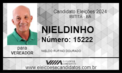 Candidato NIELDINHO 2024 - IBITITÁ - Eleições