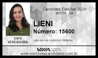 Candidato LIENI 2024 - IBITITÁ - Eleições