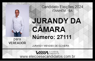 Candidato JURANDY 2024 - ITANHÉM - Eleições