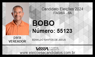 Candidato BOBO 2024 - ITAGIBÁ - Eleições