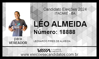 Candidato LÉO ALMEIDA 2024 - ITACARÉ - Eleições