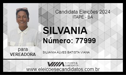 Candidato SILVANIA 2024 - ITAPÉ - Eleições