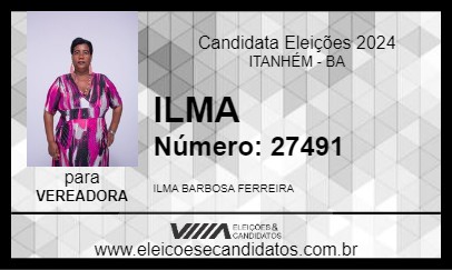 Candidato ILMA 2024 - ITANHÉM - Eleições