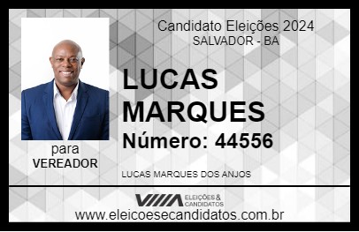 Candidato LUCAS MARQUES 2024 - SALVADOR - Eleições