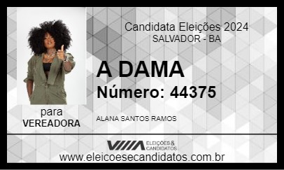 Candidato A DAMA 2024 - SALVADOR - Eleições