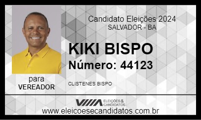 Candidato KIKI BISPO 2024 - SALVADOR - Eleições