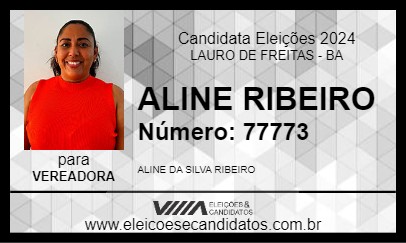 Candidato ALINE RIBEIRO 2024 - LAURO DE FREITAS - Eleições