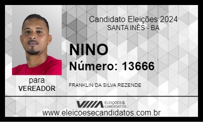 Candidato NINO 2024 - SANTA INÊS - Eleições