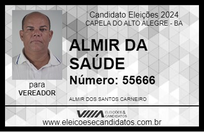 Candidato ALMIR DA SAÚDE 2024 - CAPELA DO ALTO ALEGRE - Eleições