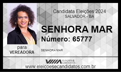 Candidato SENHORA MAR 2024 - SALVADOR - Eleições