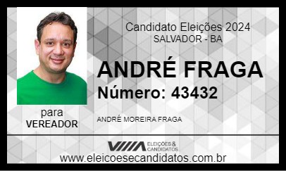 Candidato ANDRÉ FRAGA 2024 - SALVADOR - Eleições