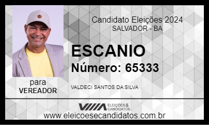 Candidato ESCANIO 2024 - SALVADOR - Eleições