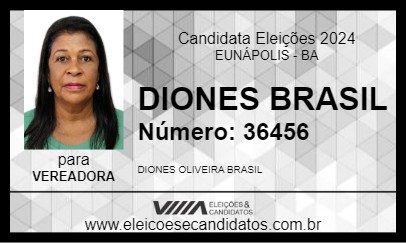 Candidato DIONES BRASIL 2024 - EUNÁPOLIS - Eleições