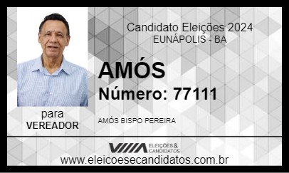 Candidato AMÓS 2024 - EUNÁPOLIS - Eleições