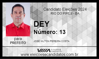 Candidato DEY 2024 - RIO DO PIRES - Eleições