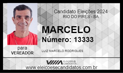 Candidato MARCELO 2024 - RIO DO PIRES - Eleições