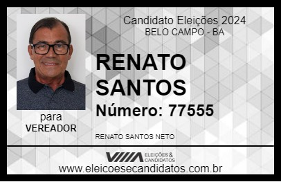 Candidato RENATO SANTOS 2024 - BELO CAMPO - Eleições