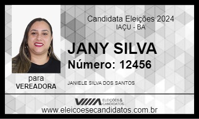 Candidato JANY SILVA 2024 - IAÇU - Eleições