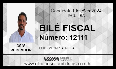 Candidato BILÉ FISCAL 2024 - IAÇU - Eleições