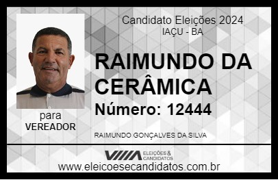 Candidato RAIMUNDO DA CERÂMICA 2024 - IAÇU - Eleições