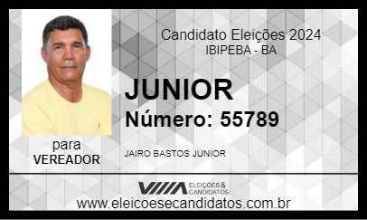 Candidato JUNIOR 2024 - IBIPEBA - Eleições