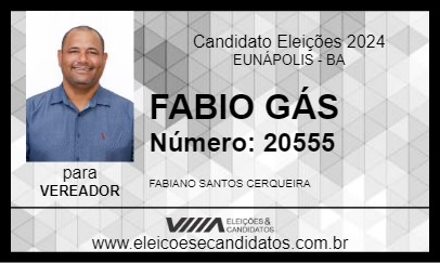 Candidato FABIO GÁS 2024 - EUNÁPOLIS - Eleições