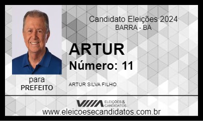 Candidato ARTUR 2024 - BARRA - Eleições