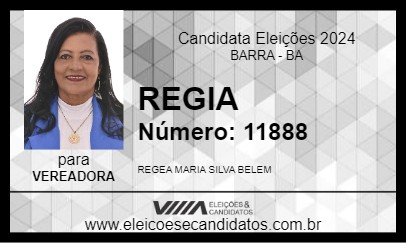 Candidato REGIA 2024 - BARRA - Eleições