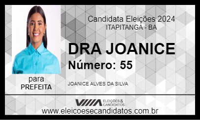 Candidato DRA JOANICE 2024 - ITAPITANGA - Eleições