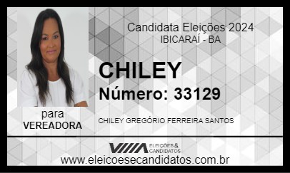 Candidato CHILEY 2024 - IBICARAÍ - Eleições