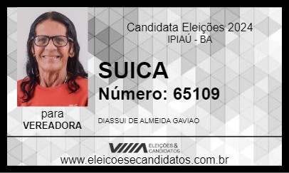 Candidato SUICA 2024 - IPIAÚ - Eleições