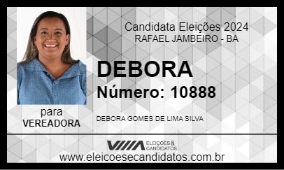 Candidato DEBORA 2024 - RAFAEL JAMBEIRO - Eleições