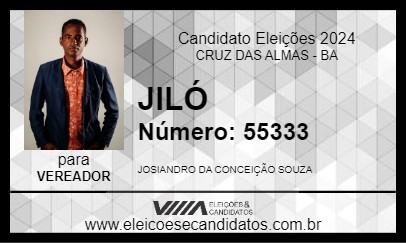 Candidato JILÓ 2024 - CRUZ DAS ALMAS - Eleições