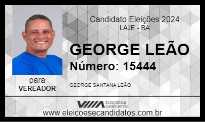 Candidato GEORGE LEÃO 2024 - LAJE - Eleições