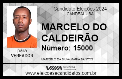 Candidato MARCELO DO CALDEIRÃO 2024 - CANDEAL - Eleições