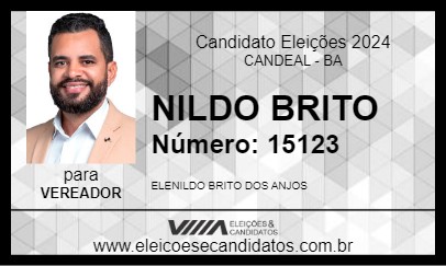 Candidato NILDO BRITO 2024 - CANDEAL - Eleições