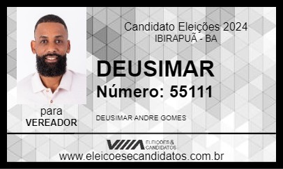 Candidato DEUSIMAR 2024 - IBIRAPUÃ - Eleições