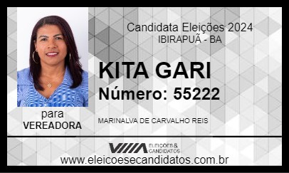 Candidato KITA GARI 2024 - IBIRAPUÃ - Eleições