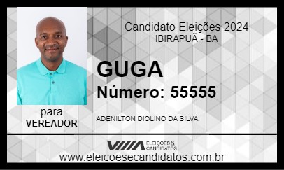 Candidato GUGA 2024 - IBIRAPUÃ - Eleições