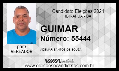 Candidato GUIMAR 2024 - IBIRAPUÃ - Eleições