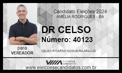 Candidato DR CELSO 2024 - AMÉLIA RODRIGUES - Eleições