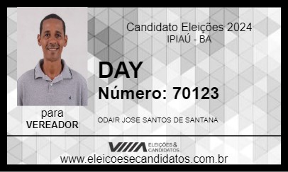 Candidato DAY 2024 - IPIAÚ - Eleições